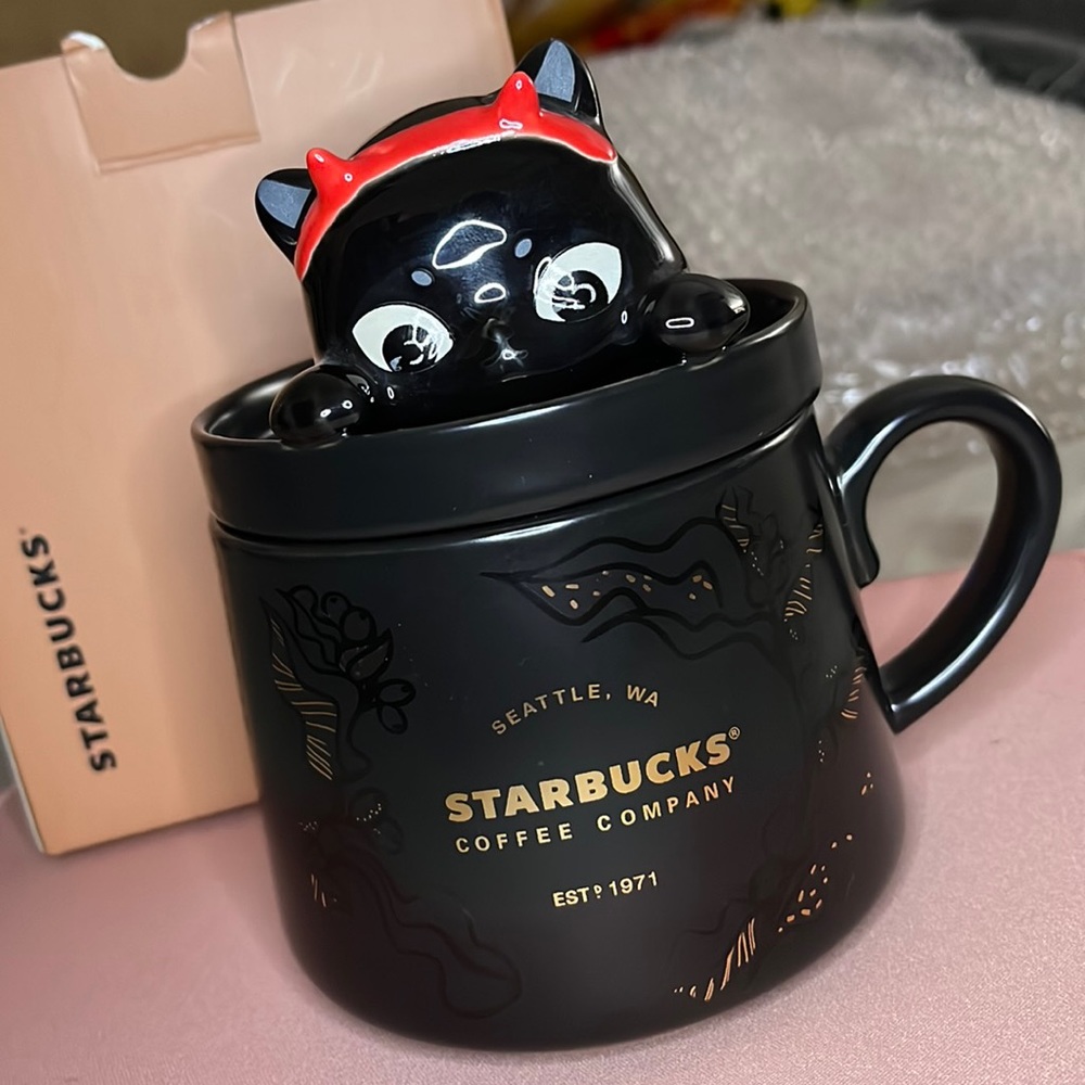 Starbucks- Halloween Cat Mug